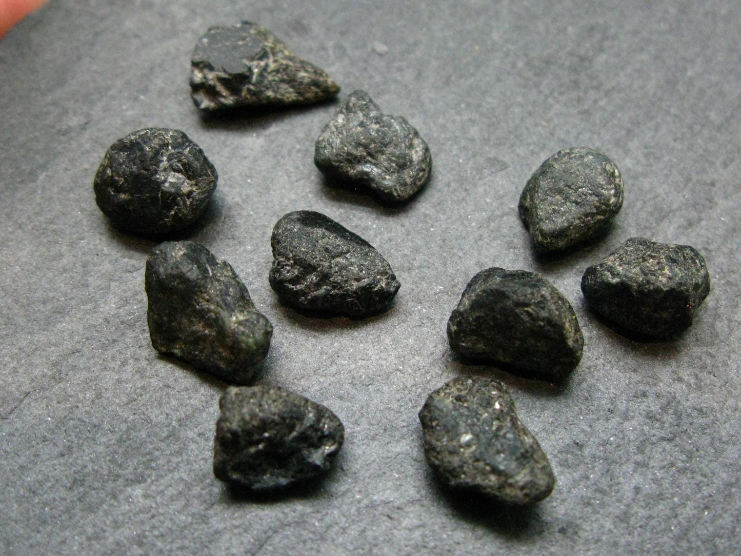 Lot of 10 Rare Alexandrite Chrysoberyl Crystals From Brazil - 41.01 Carats