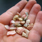 Lot of 25 Rare Pink Tugtupite Raw Pieces From Greenland - 4.22 Grams