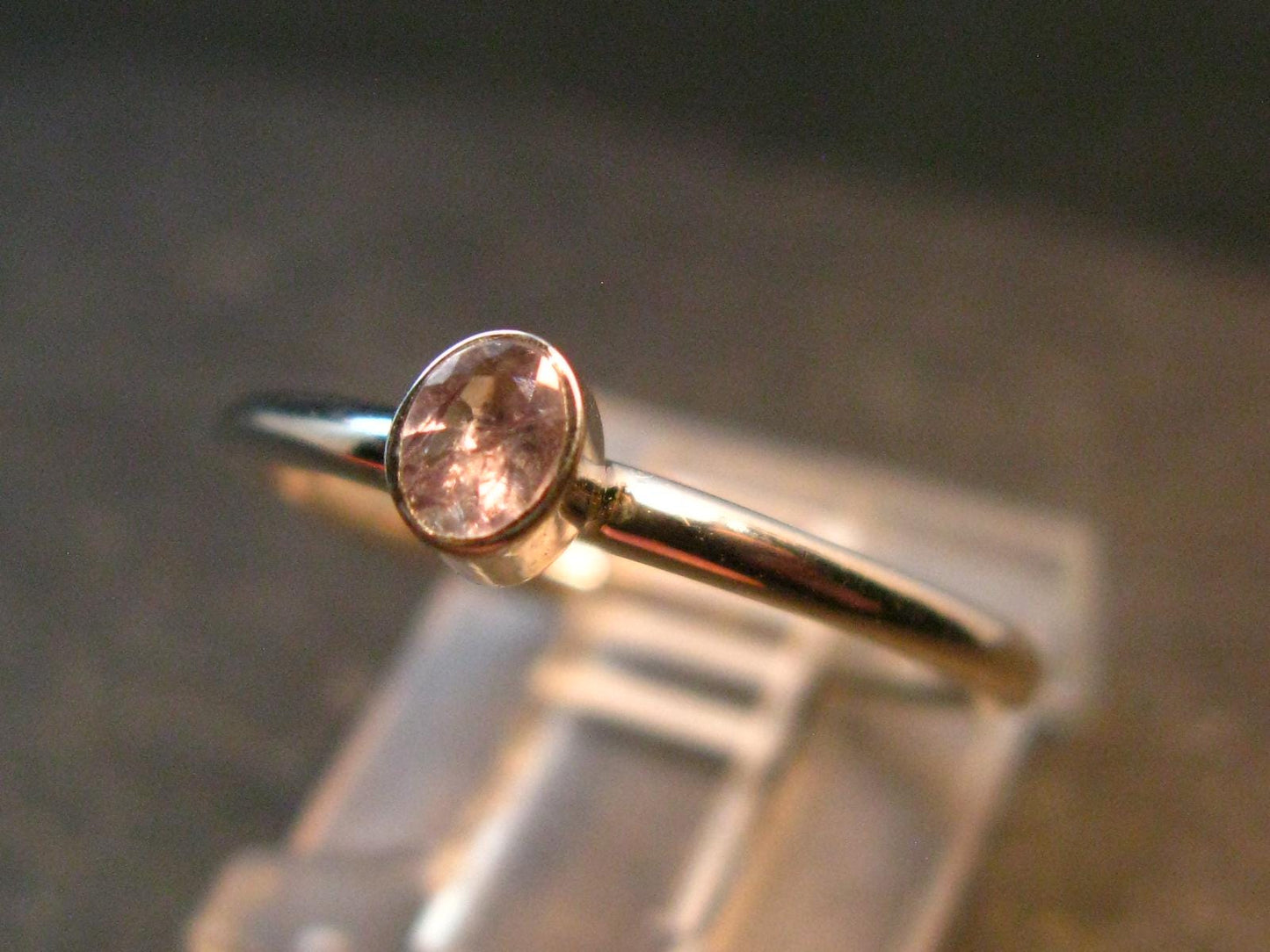 Genuine Alexandrite Gem Silver Ring From Russia - Size 6 - 1.46 Grams