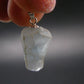 Natural Blue Celestite Celestine 925 Silver Pendant from Madagascar - 0.9" - 2.94 Grams