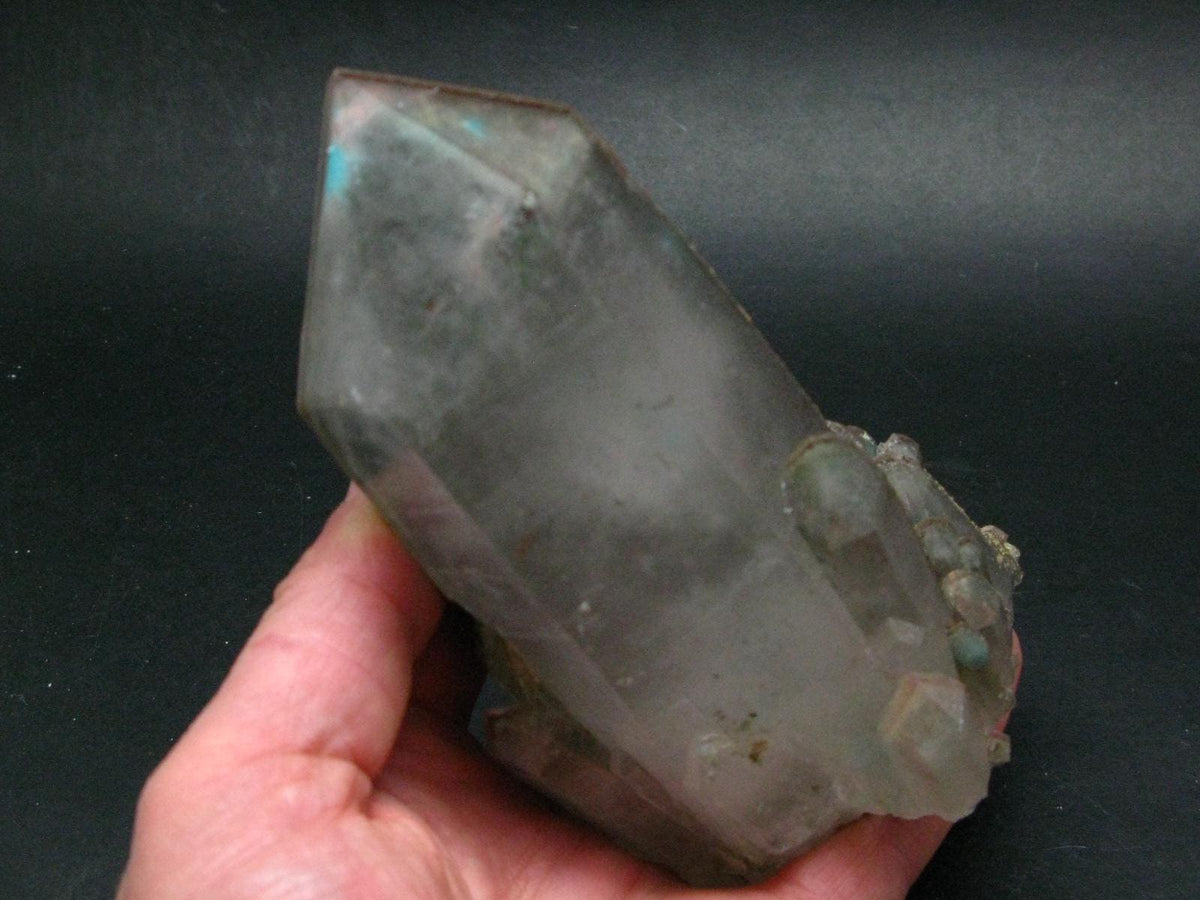 Ajoite In Quartz Crystal From South Africa - 5.3" - 680 Grams