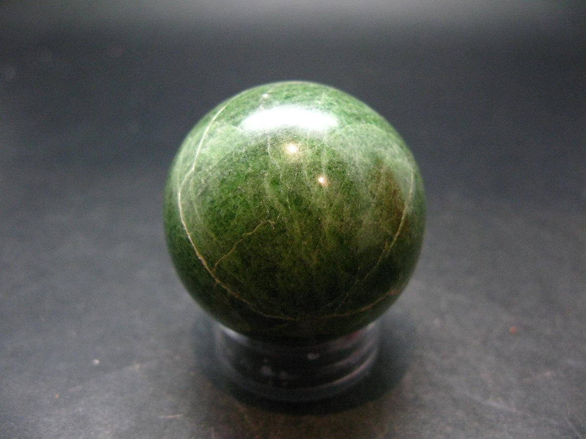 Gem Chrome Diopside Ball Sphere From Russia - 1.7"- 145.44 Grams