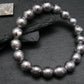 Meteorite Muonuonolusta Genuine Bracelet ~ 7 Inches ~ 10mm Round Beads