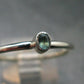 Genuine Alexandrite Gem Silver Ring From Russia - Size 7 - 1.45 Grams