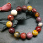 Mookaite Jasper Genuine Bracelet ~ 7 Inches ~ 12mm Round Beads