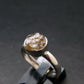 Green Herderite Silver Ring From Brazil - 2.04 Grams - Size 7