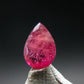 Beautiful Rare Gem Bixbite Red Beryl Emerald Cut Stone From Utah USA - 0.43 Carats - 6.5x4.6mm