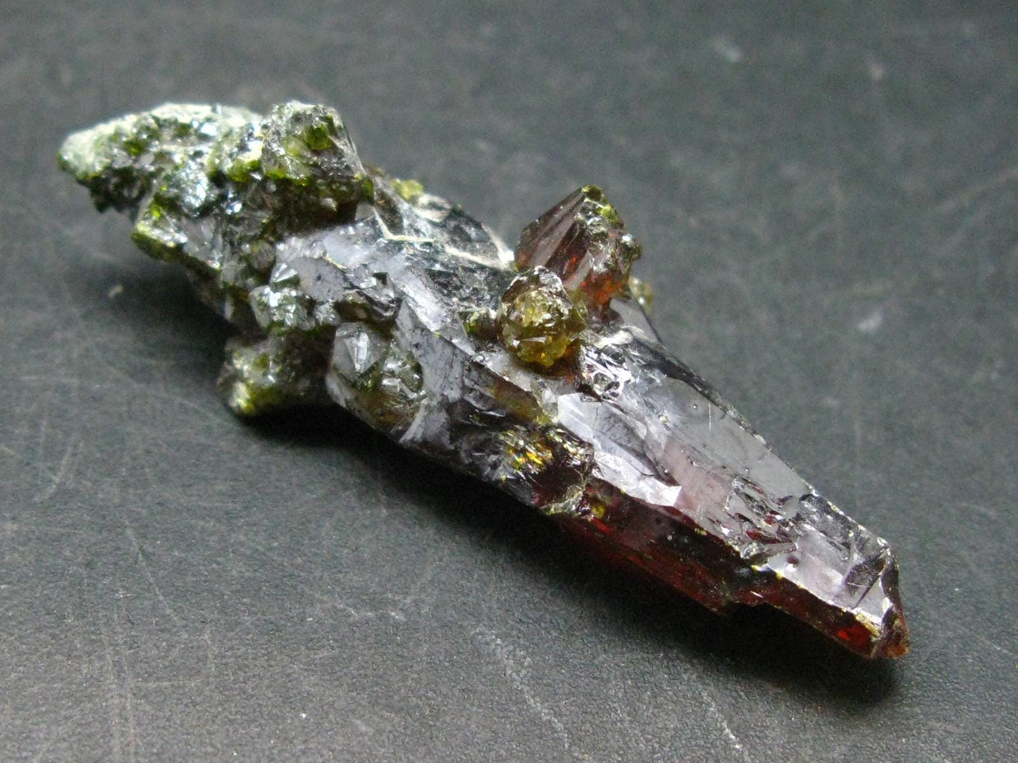 Stunning Fire Red Zincite Zinkite Crystal From Poland - 1.3" - 107.25 Carats