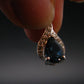 London Blue Topaz Sterling Silver Pendant with CZ From Brazil With Chain - 16" - 3.07 Grams