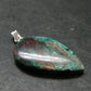 Crimson Cuprite w/ Chrysocola Silver Plated from Mexico - 1.3" - 3.45 Grams