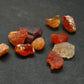 Lot of 10 Fire Opal Pieces From Mexico - 35.30 Carats