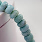 Larimar Round Bead Necklace Ocean Blue Gemstone Necklace Minimalist Jewelry Gift