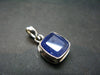 Fantastic Natural Intense Color Tanzanite Sterling Silver Pendant from Tanzania - 0.8" - 3.46 Grams