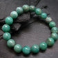 Emerald Gem Genuine Bracelet ~ 7 Inches ~ 10mm Round Beads