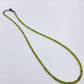 Natural Chrysoberyl Beaded Necklace, Faceted Rondelle Strand, Minimalist Crystal Jewelry