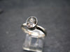 Phenakite Phenacite Crystal Facetted Silver 1.71 Carats Ring From Russia - Size 8 - 2.03 Grams