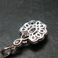 Emerald Silver Pendant W/Chain From Colombia - 3.68 Grams Total