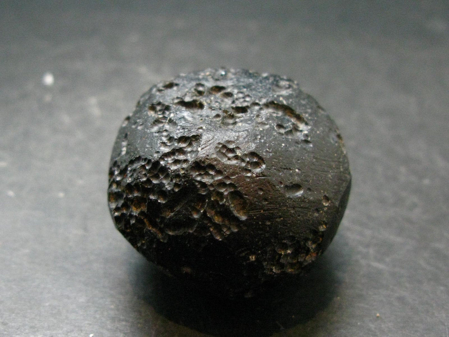 Rare Large Black Tibetan Tektite Raw Piece from Tibet - 1.6" - 60.29 Grams
