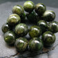 Green Gem Tourmaline Genuine Bracelet ~ 7 Inches ~ 12mm Round Beads