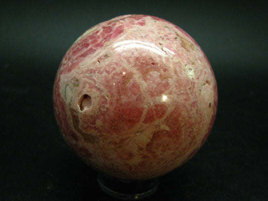 Rhodochrosite Sphere Ball from Argentina - 3.1" - 765 Grams