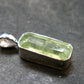 Green Kyanite Crystal Silver Pendant From Tanzania - 0.8" - 1.74 Grams