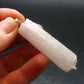Scolecite Silver Pendant From India - 2.2"