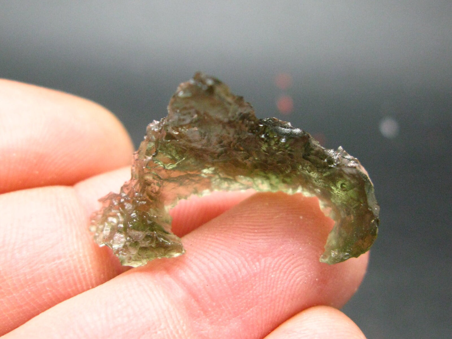 Rare Besednice Moldavite Tektite From Czech Republic - 1.3" - 12.70 Carats