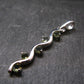 Moldavite Tektite Silver Pendant from Czech Republic - 1.8" - 3.38 Grams