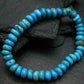 Turquoise Genuine Untreated Bracelet ~ 7 Inches ~ 8mm Rondelle Beads