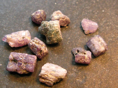 Lot of 10 Alexandrite Chrysoberyl Crystals From Tanzania - 15 Carats