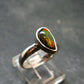 Ammolite Amolite Sterling Silver Ring From Canada - 2.88 Grams - Size 6