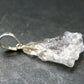 Goshenite Beryl Crystal 925 Silver Pendant From Brazil - 1.1" - 1.59 Grams