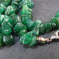 Lot of 3 Green Aventurine Tumbled Beads Necklaces from India - 18"