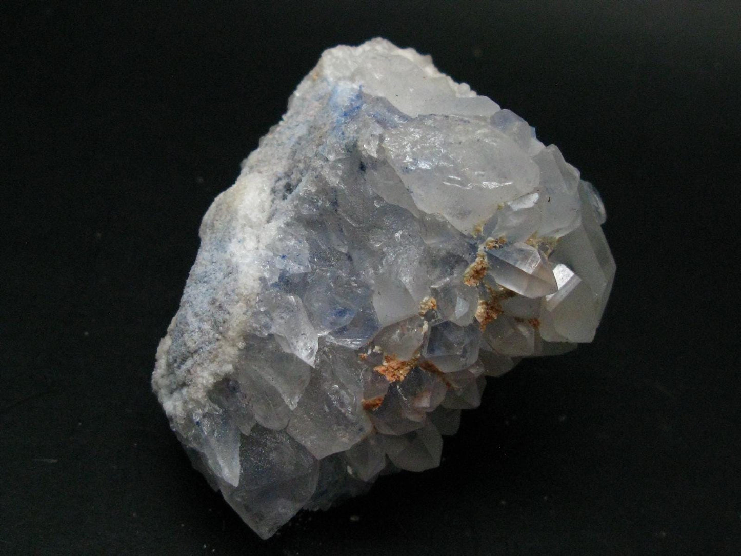 Dumortierite In Quartz Inclusion Cluster From Brazil - 3.2" - 195.96 Grams