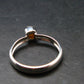 Fire Red Zincite Zinkite 925 Silver Ring from Poland - Size 6 - 1.61 Grams