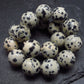 Dalmation Jasper Genuine Bracelet ~ 7 Inches ~ 10mm Round Beads