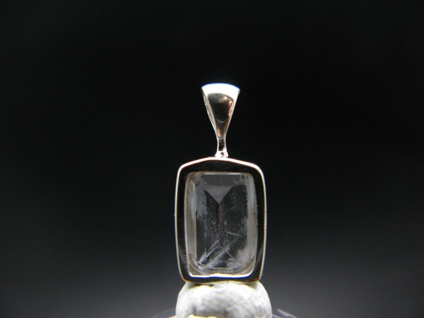 Gem Phenakite Phenacite 3.59 Carats Facetted Pendant from Russia - 1.47 Grams - 0.7"
