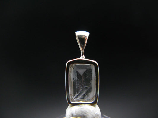 Gem Phenakite Phenacite 3.59 Carats Facetted Pendant from Russia - 1.47 Grams - 0.7"