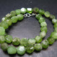 Gem Olivine Peridot Beads Necklace From Pakistan - 17"