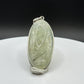 Prehnite Oval Pendant | Tourmaline Inclusions | Sterling Silver Jewelry