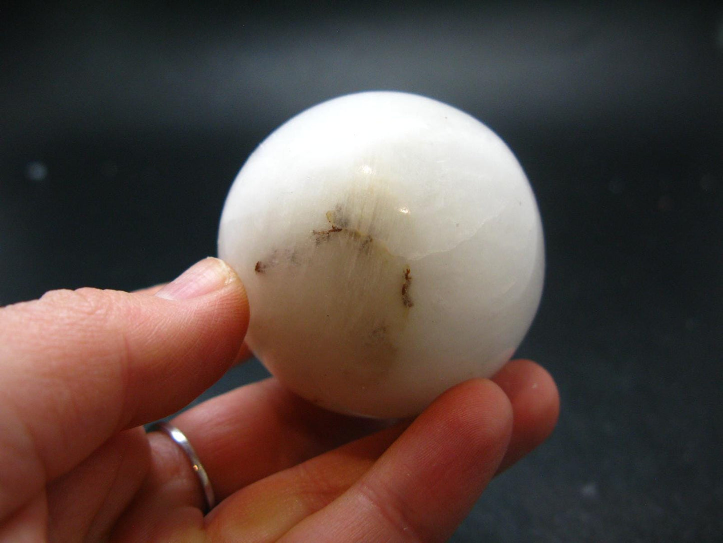 Rare Cryolite Sphere Ball From Greenland - 1.9" - 181.20 Grams