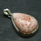 Pink Scolecite Sterling Silver Pendant From India - 1.5"