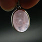 Pink Morganite Silver Pendant From Brazil - 1.1" - 3.88 Grams