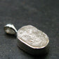Very Rare White Cryolite 925 Silver Pendant from Greenland - 0.7" - 1.34 Grams