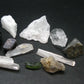 Synergy 12 Set Phenakite Moldavite Natrolite Petalite Danburite Tektite Scolecite Herderite Tanzanite Brookite 65.31 Gr