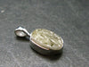 Phenakite Phenacite Crystal Silver Pendant From Russia - 0.7" - 1.14 Grams
