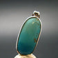 Turquoise Silver Pendant - 1.5" - 5.32 Grams