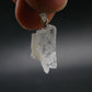 Clear Petalite Crystal Silver Pendant from Brazil - 1.0" - 2.14 Grams