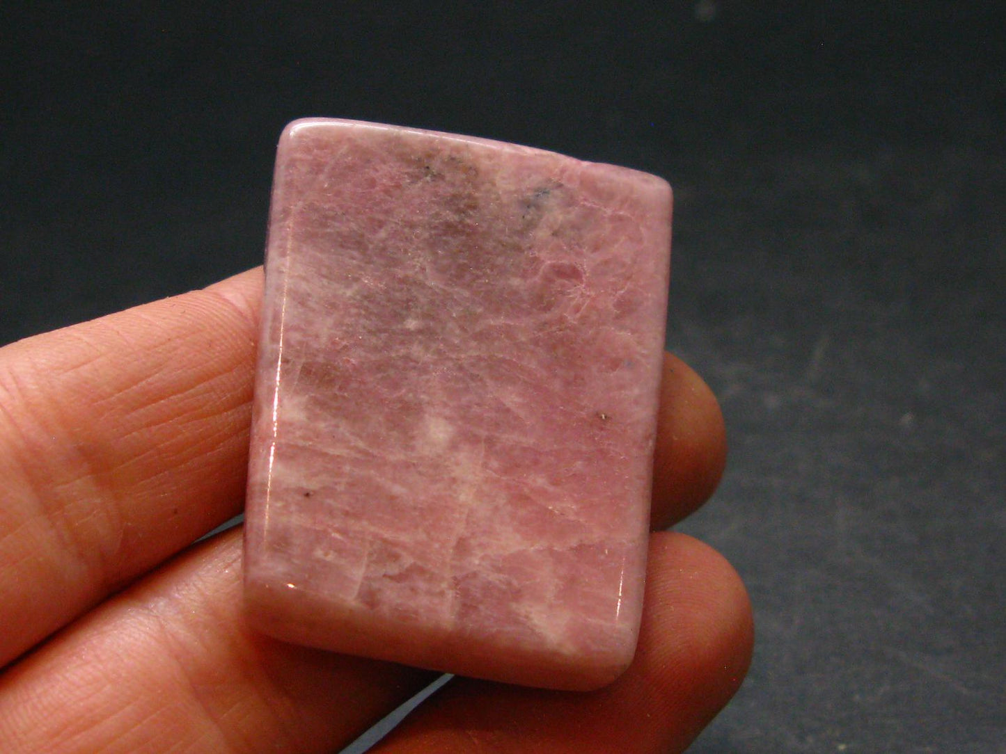 Rare Pink Petalite Tumbled Stone From Canada - 1.5" - 14.52 Grams