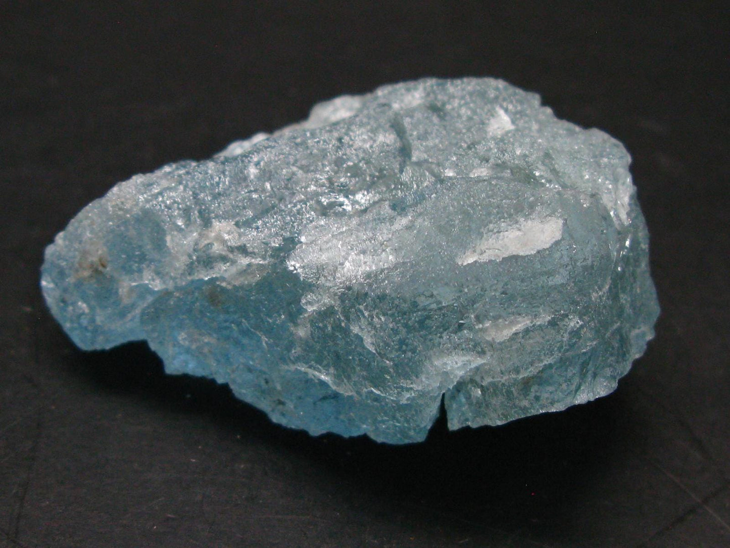 Gem Aquamarine Etched Crystal Blue Beryl From Brazil - 106.59 Grams - 2.7"